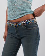 Embellished Low Rise Jeans