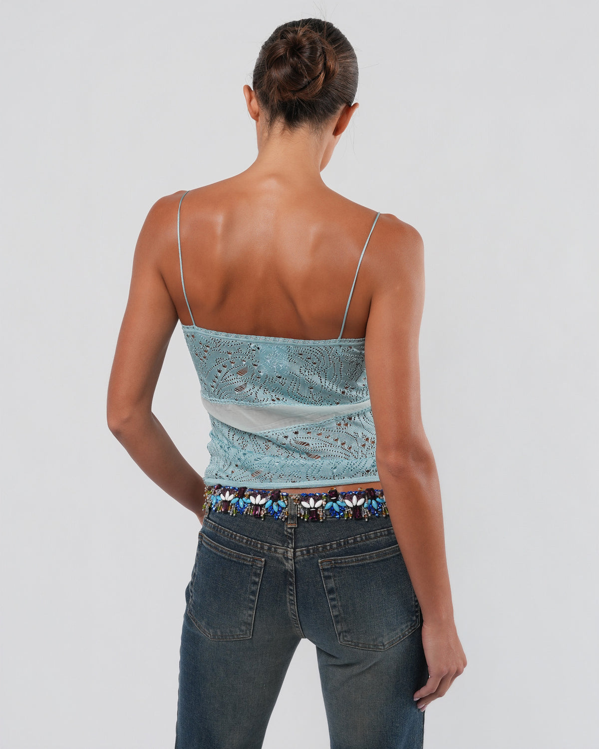 Embellished Low Rise Jeans