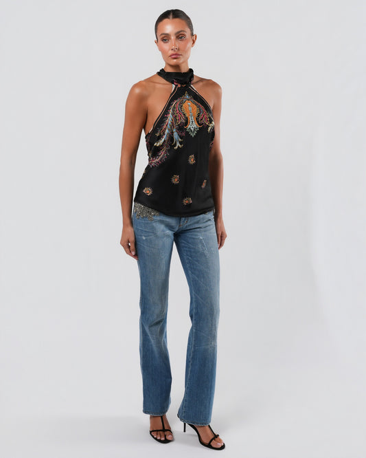 SS 2004 Silk Halter Top