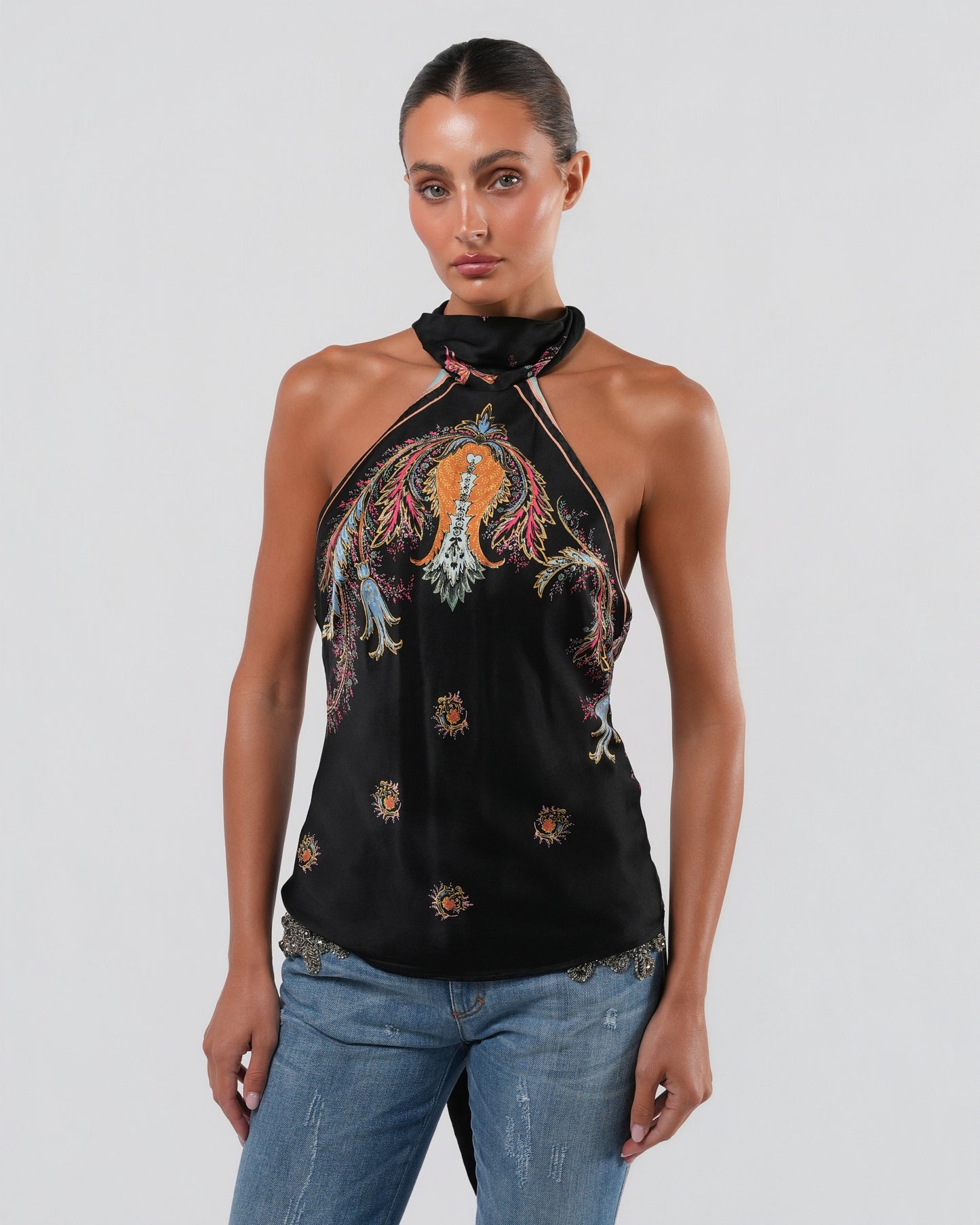 SS 2004 Silk Halter Top