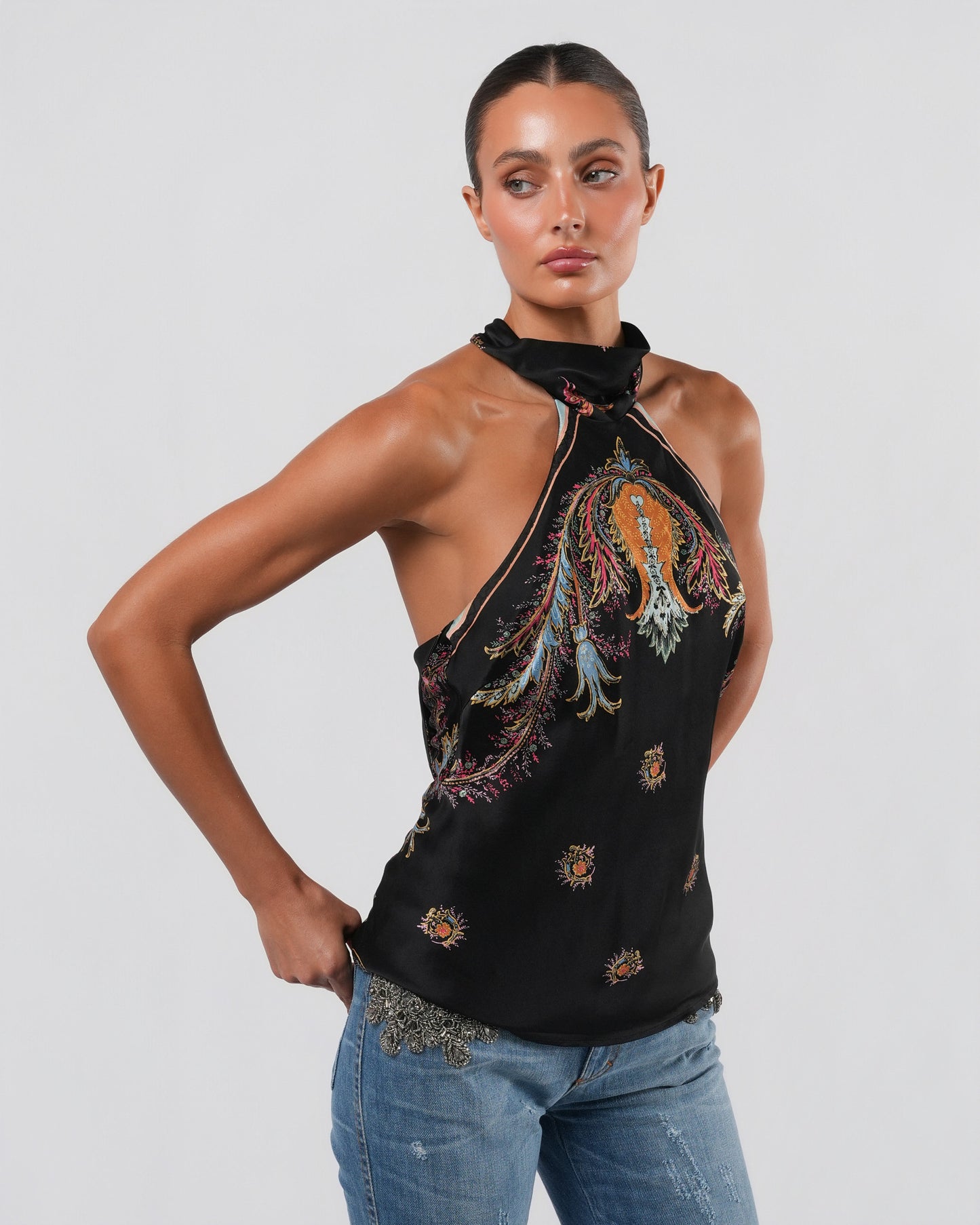 SS 2004 Silk Halter Top