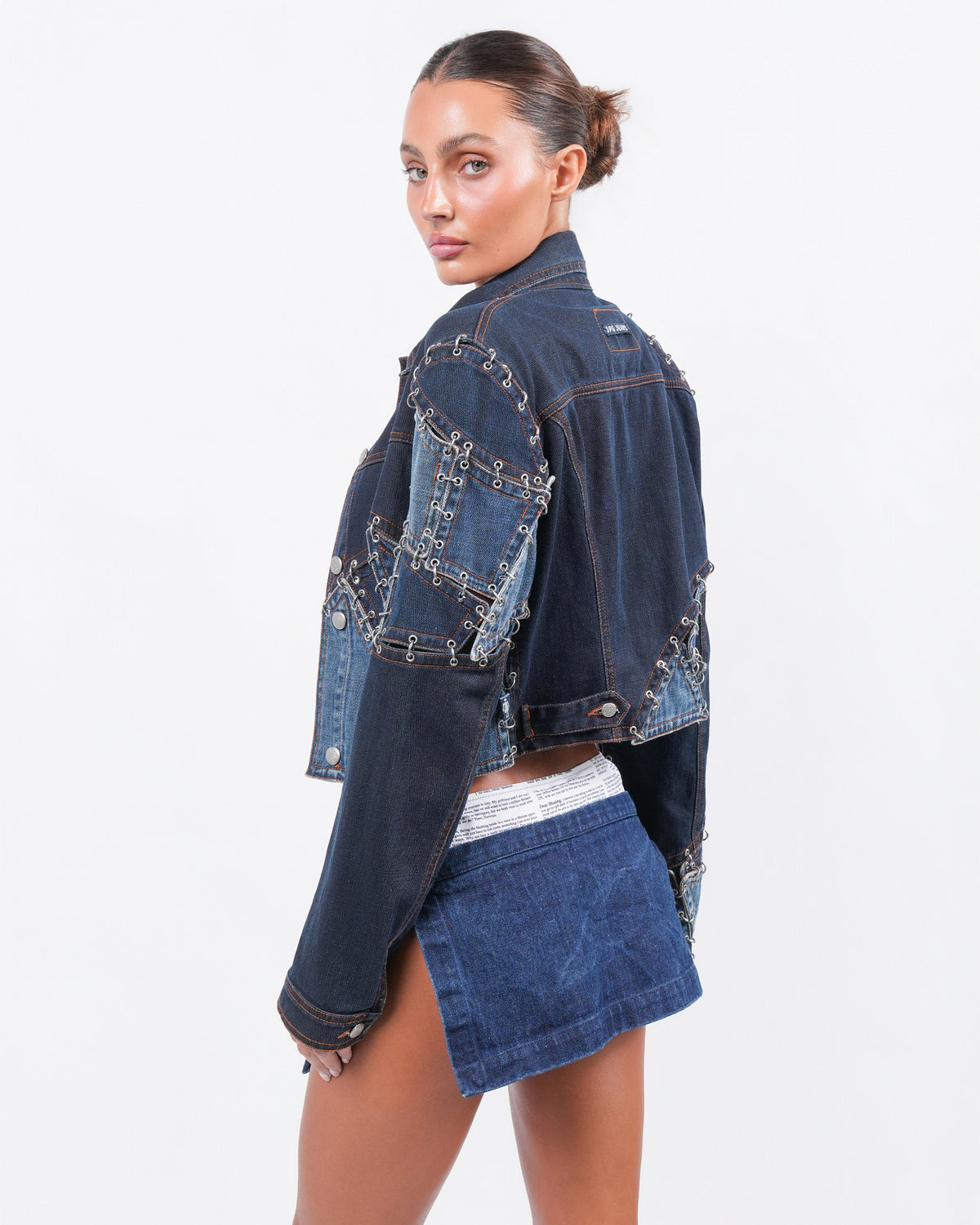 FW 1996 Denim Apron Skirt