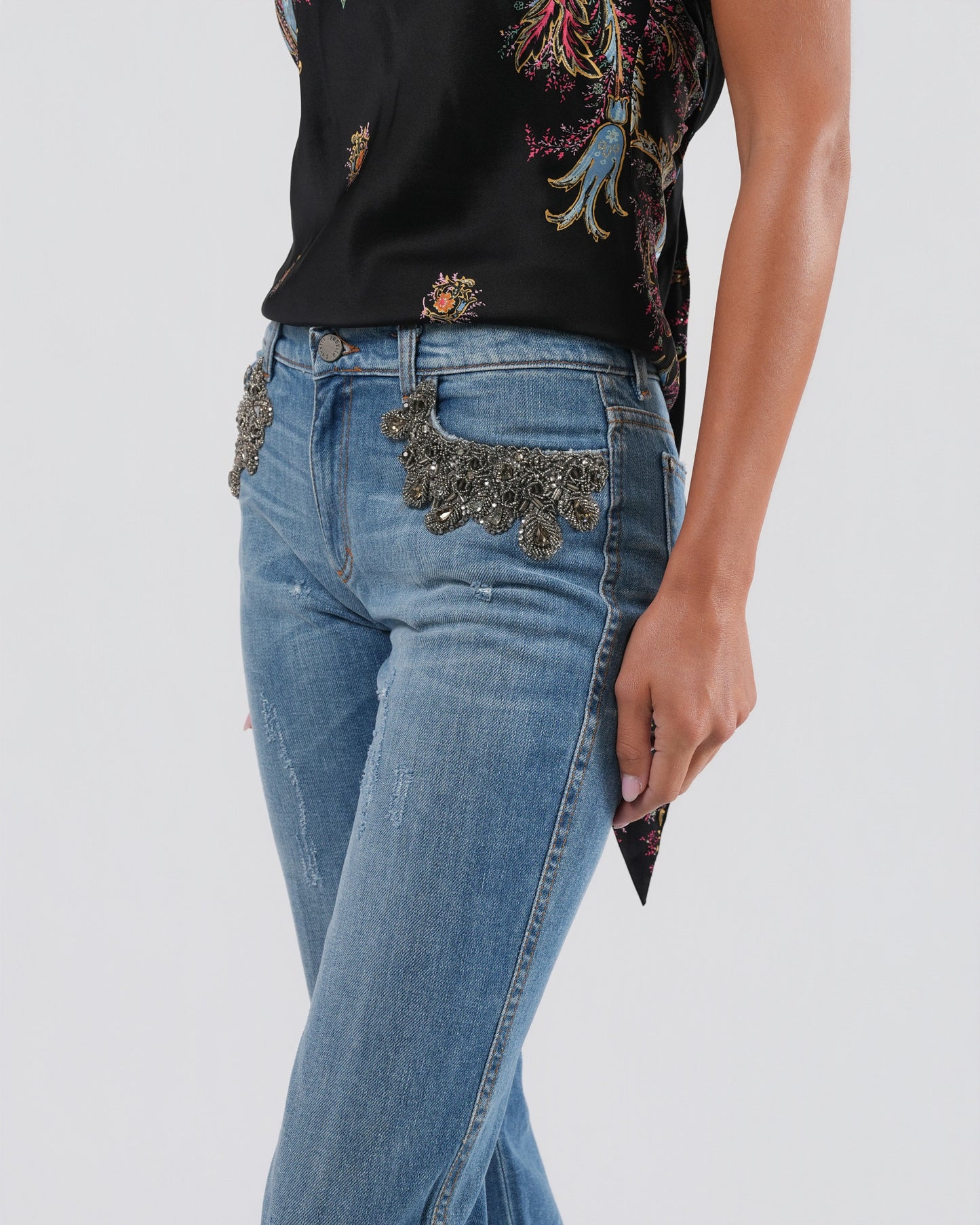 Embellished Jeans