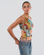 SS 2002 "Cuban Cigar" Print Top