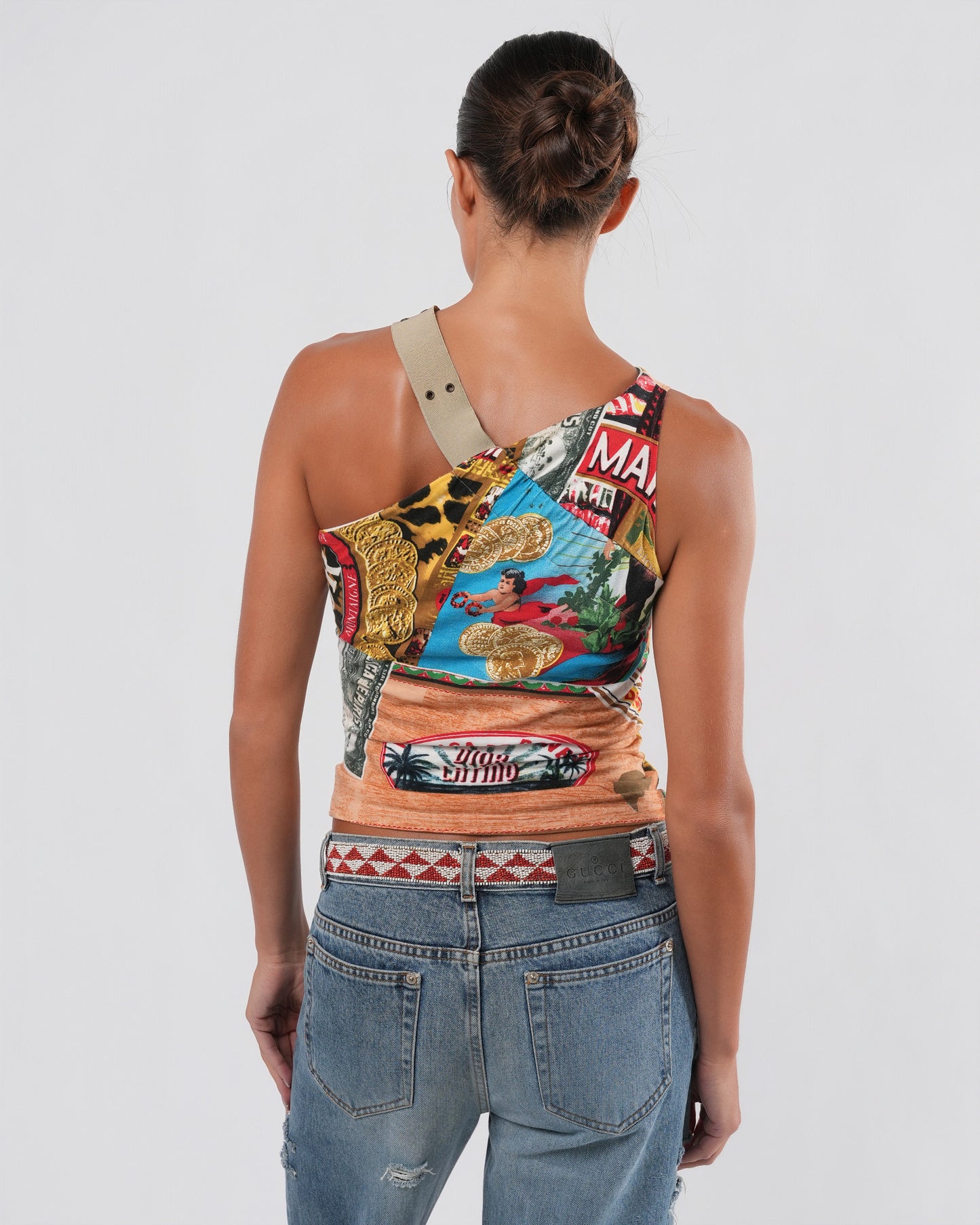 SS 2002 "Cuban Cigar" Print Top
