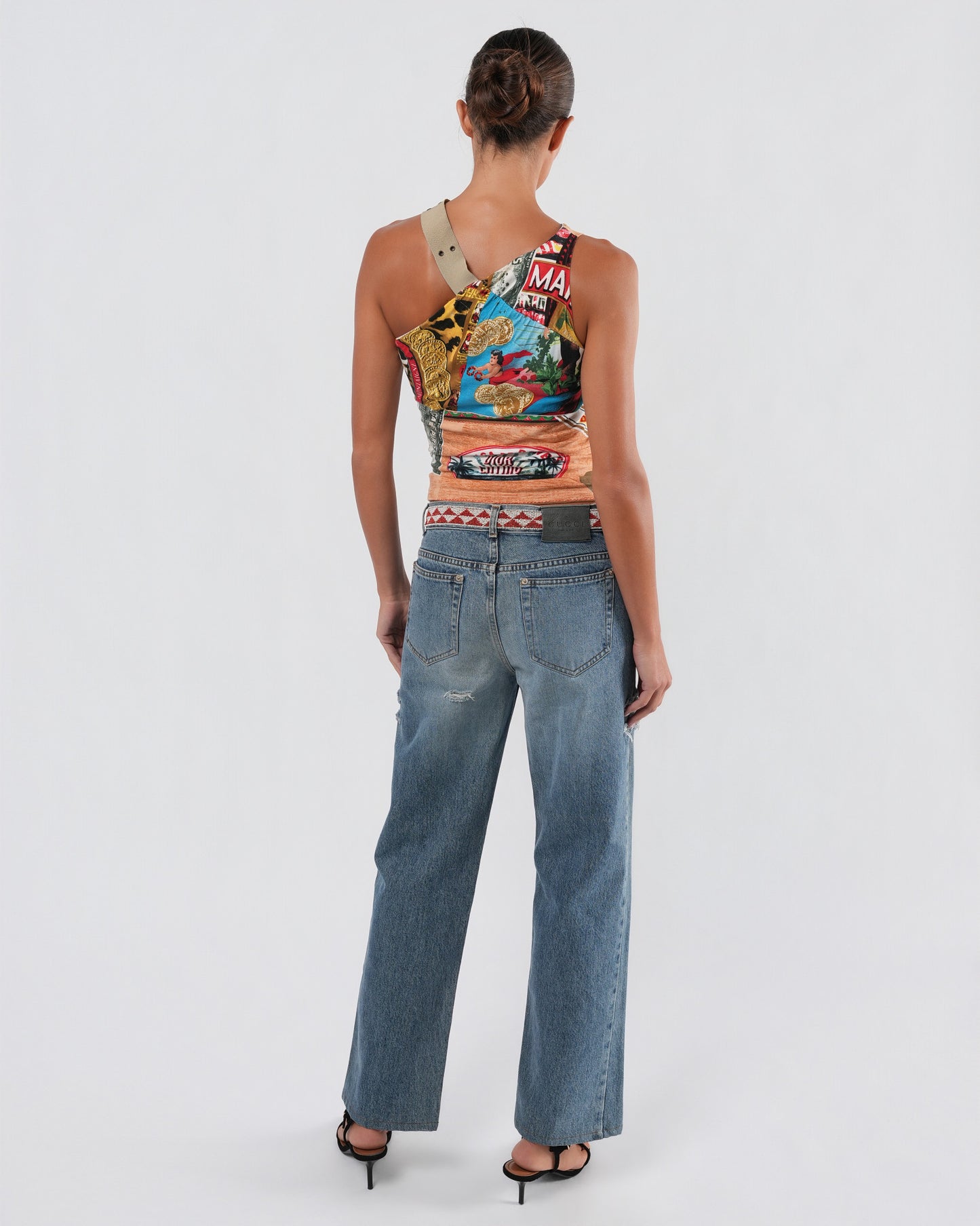 SS 2002 "Cuban Cigar" Print Top