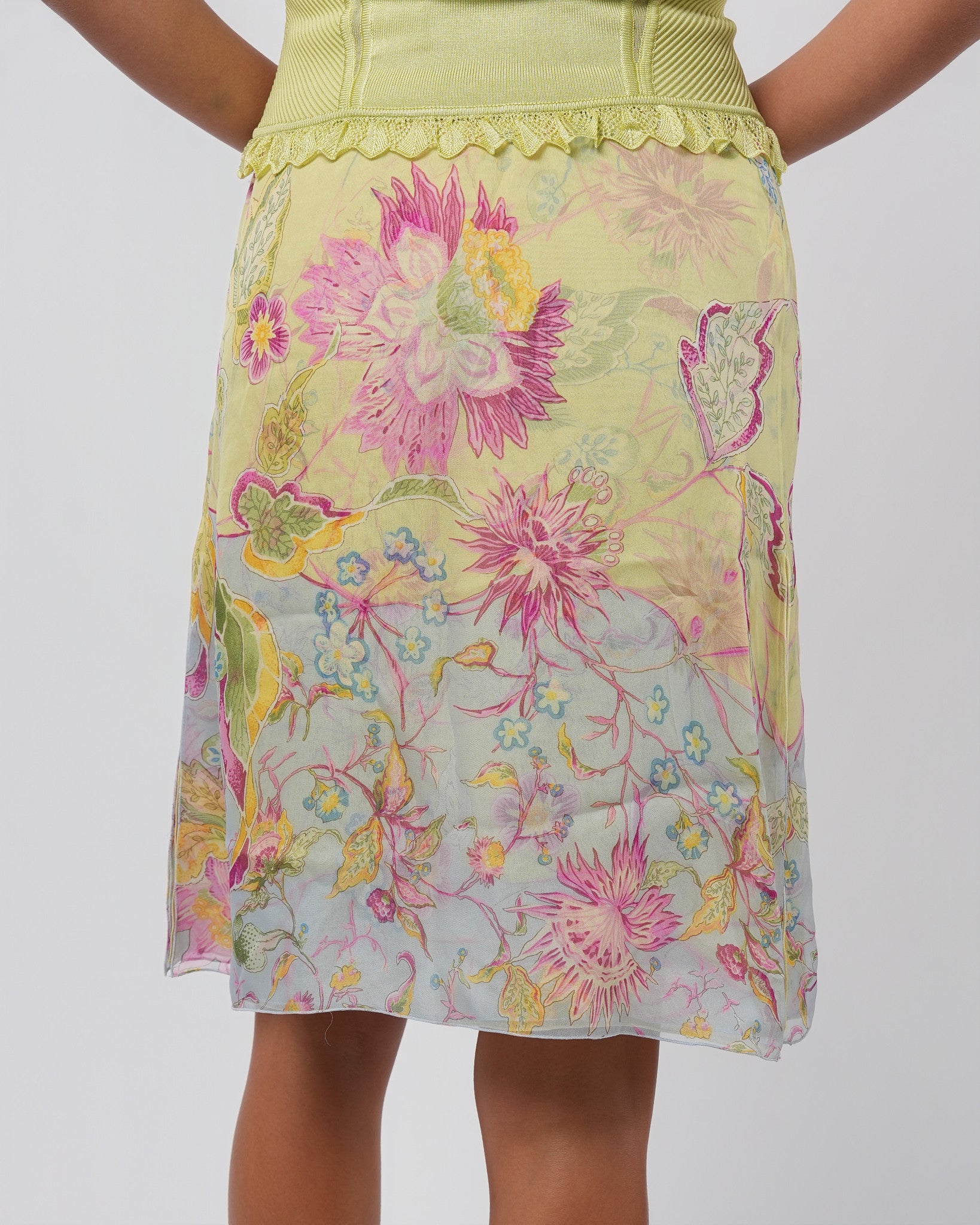 SS 2004 Floral Skirt – Justin Reed