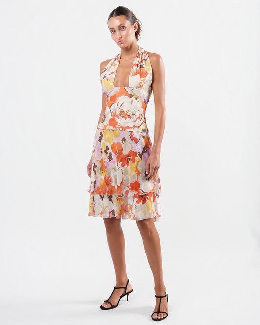 SS 2005 Floral Skirt and Top Set