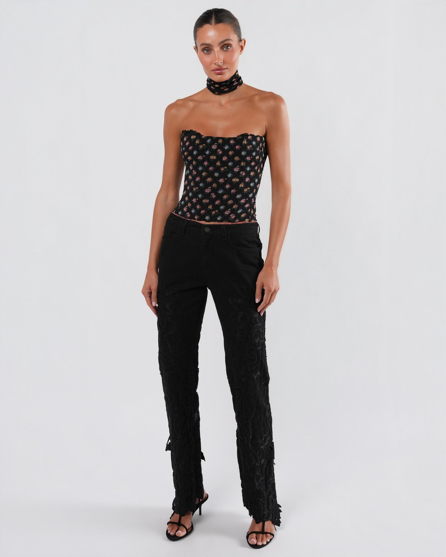 FW 2001 Bustier Top With Choker