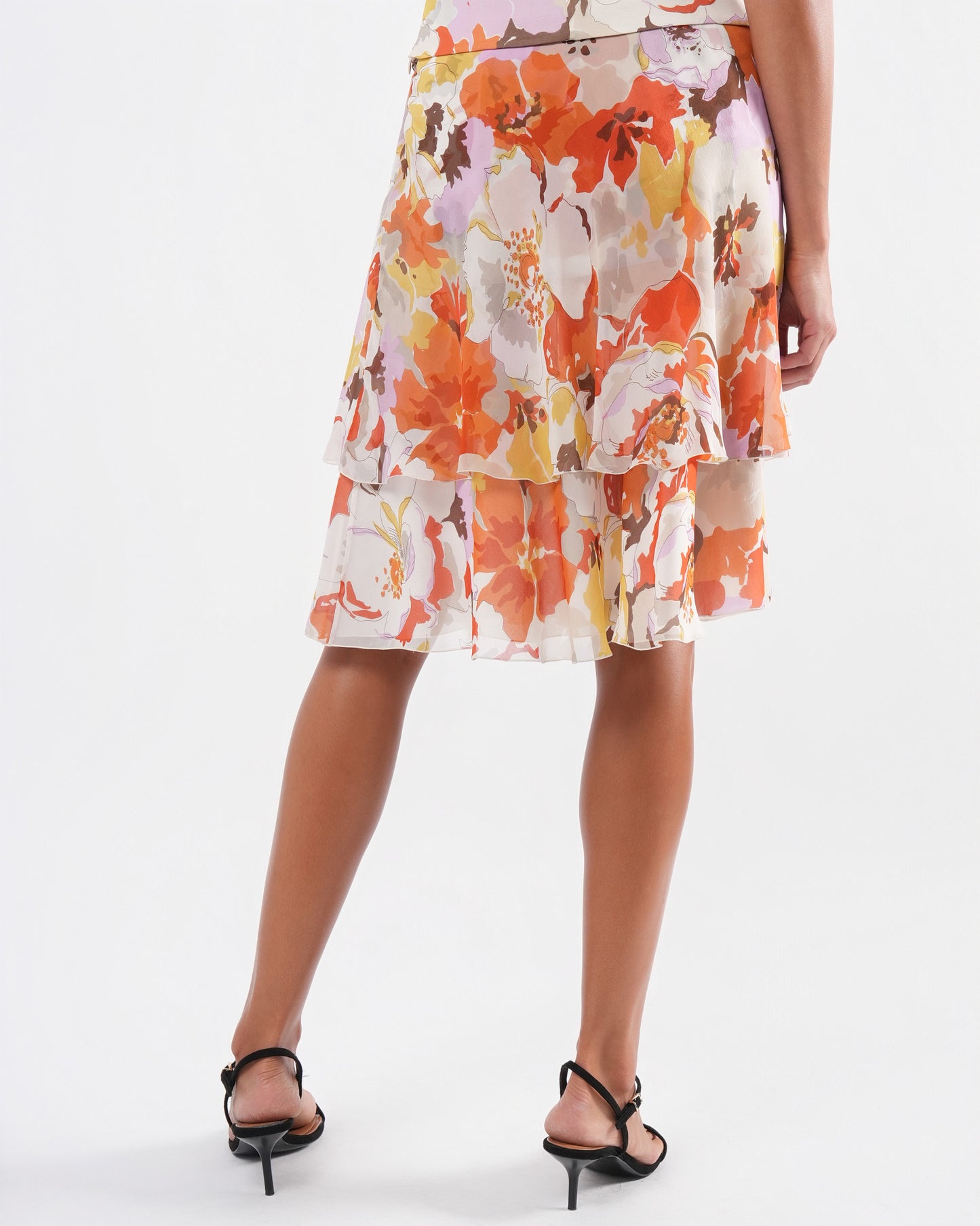 SS 2005 Floral Skirt and Top Set