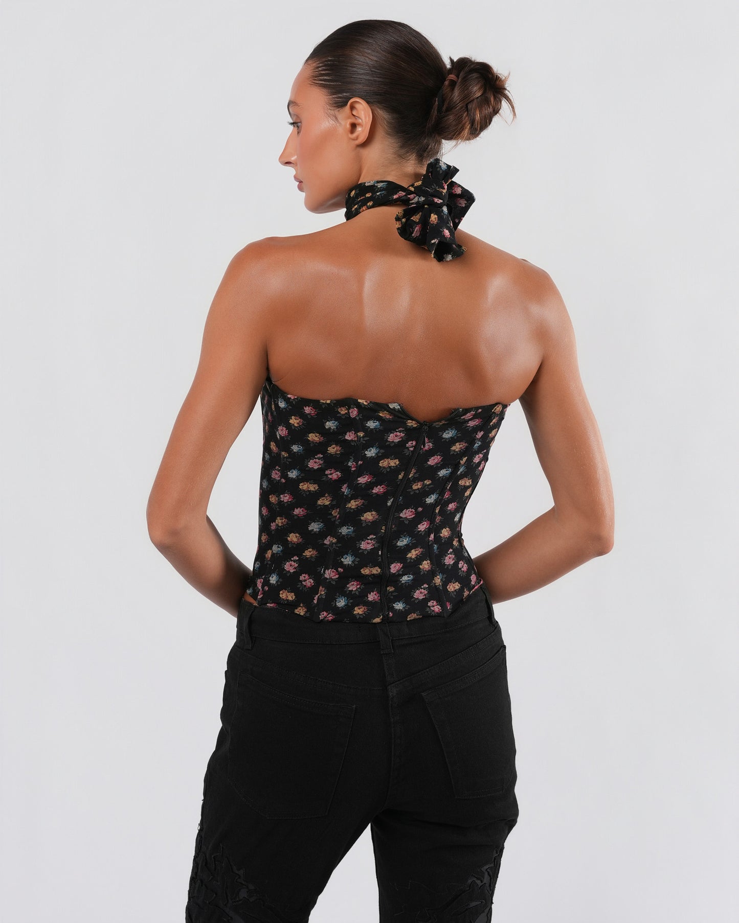 FW 2001 Bustier Top With Choker