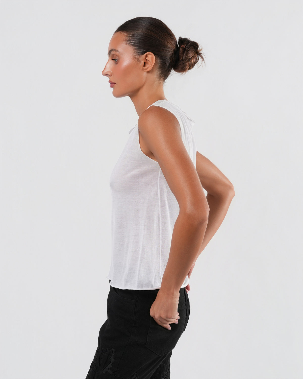 SS 2002 Heart Shaped Cut-Out Top