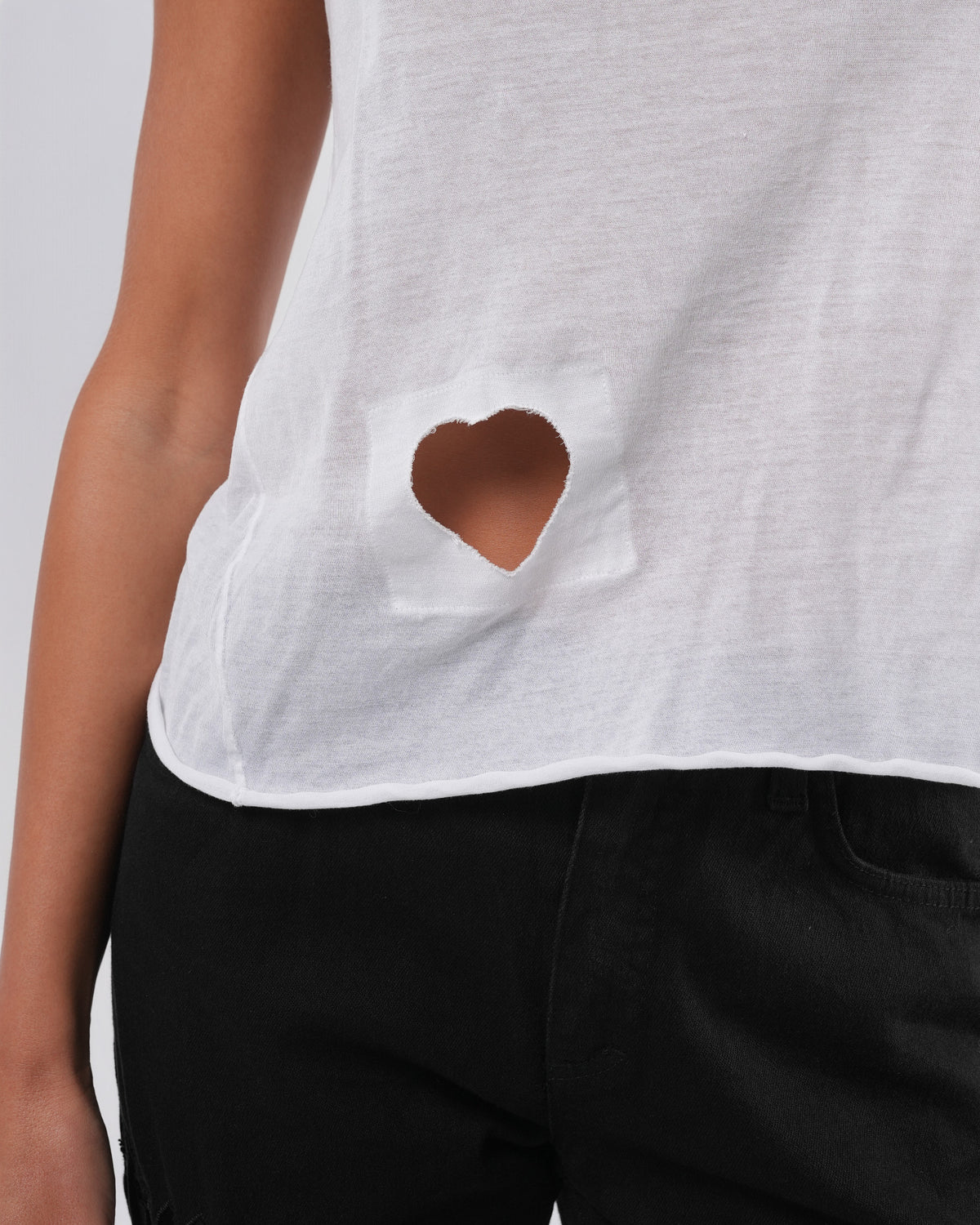 SS 2002 Heart Shaped Cut-Out Top