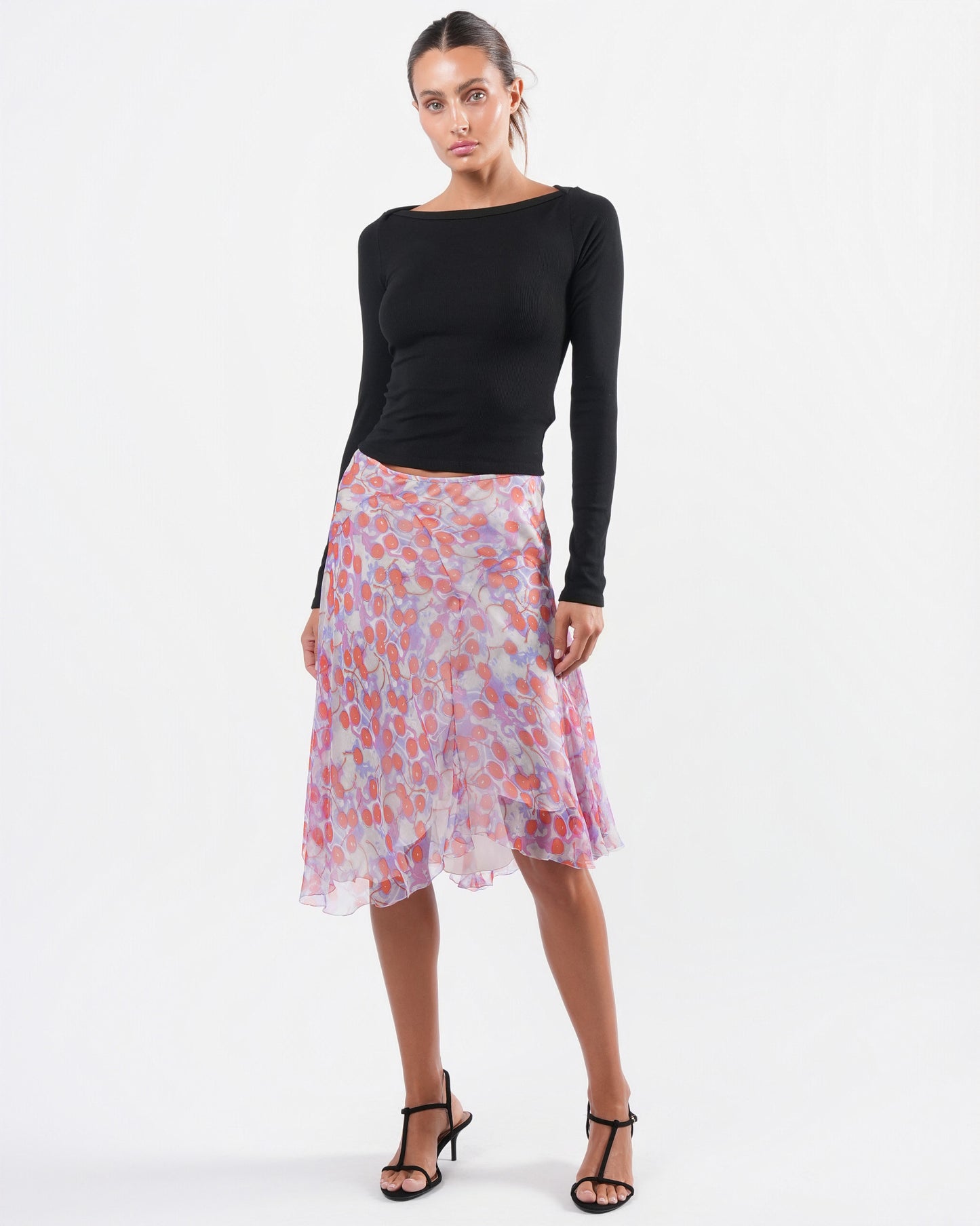 SS 2003 "Irere" Cherry Print Skirt