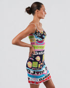SS 2002 "Formula One" Print Dress
