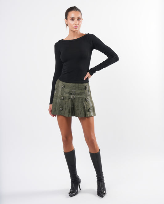SS 2005 Tweed Mini Skirt