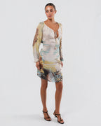 SS 2002 Lion Print Dress