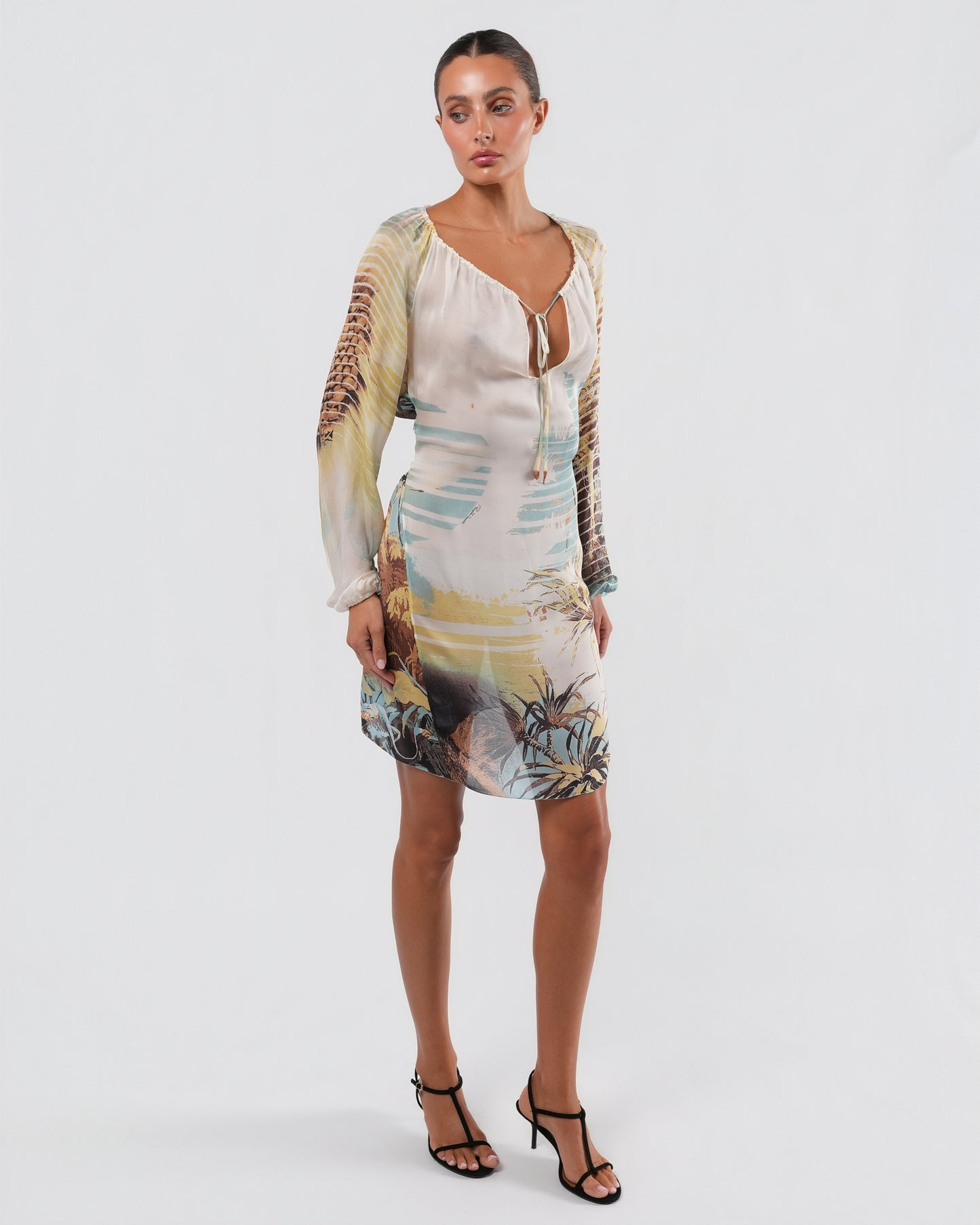 SS 2002 Lion Print Dress