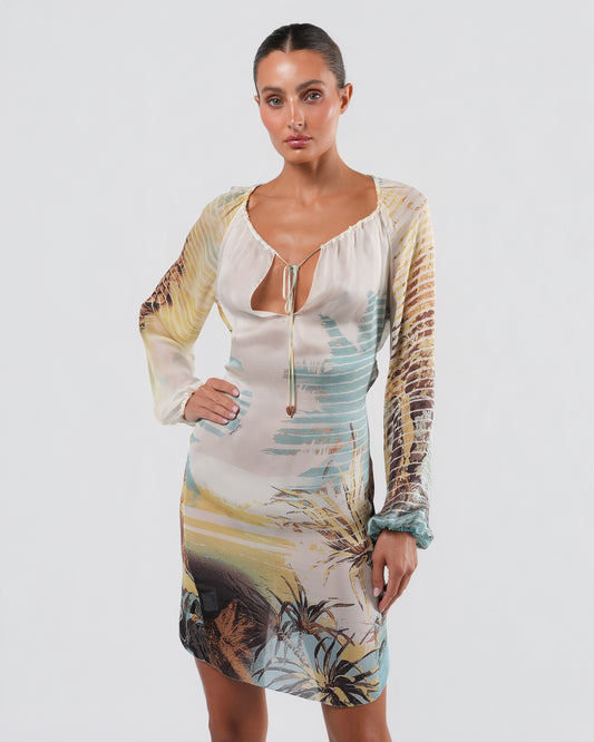 SS 2002 Lion Print Dress