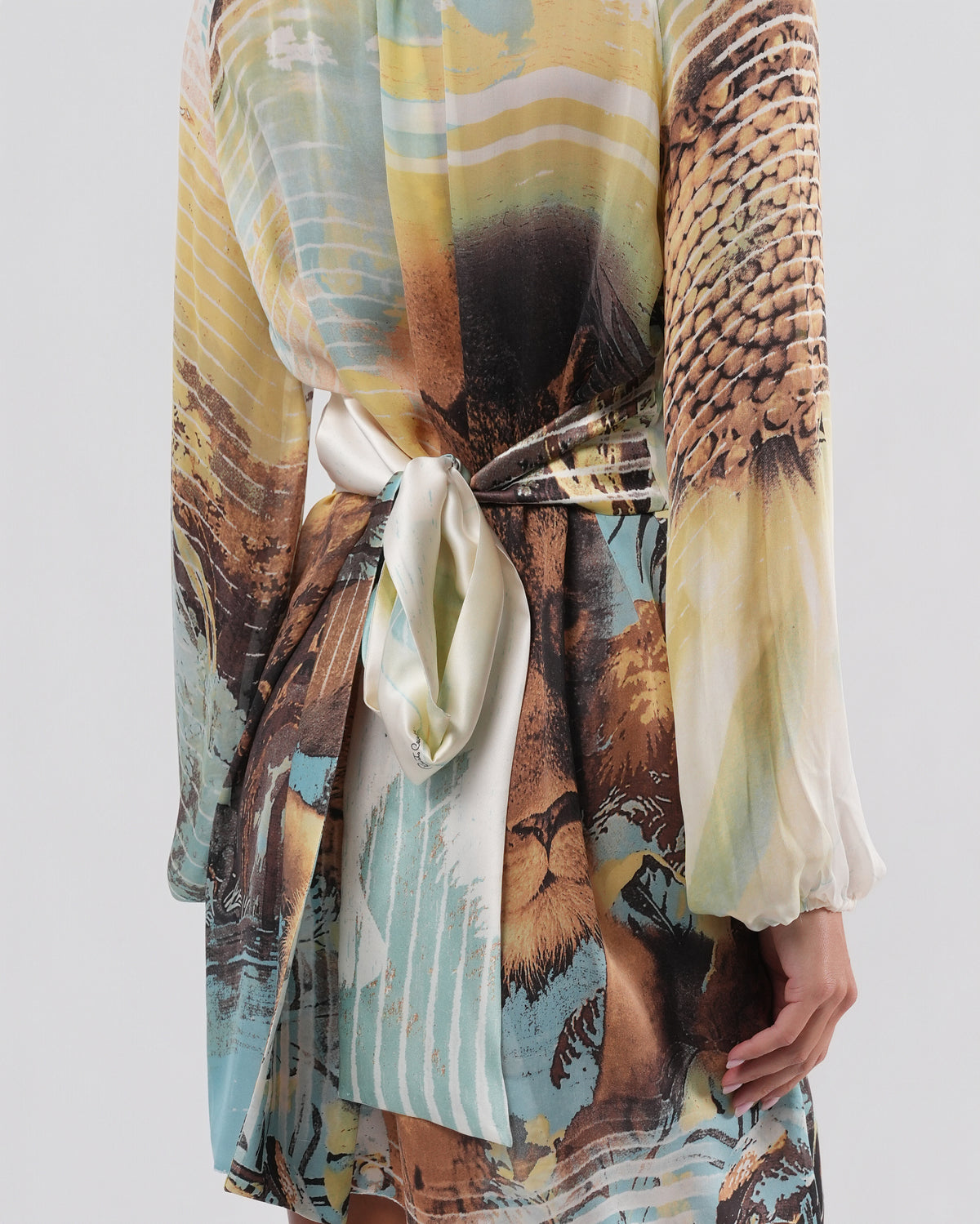 SS 2002 Lion Print Dress