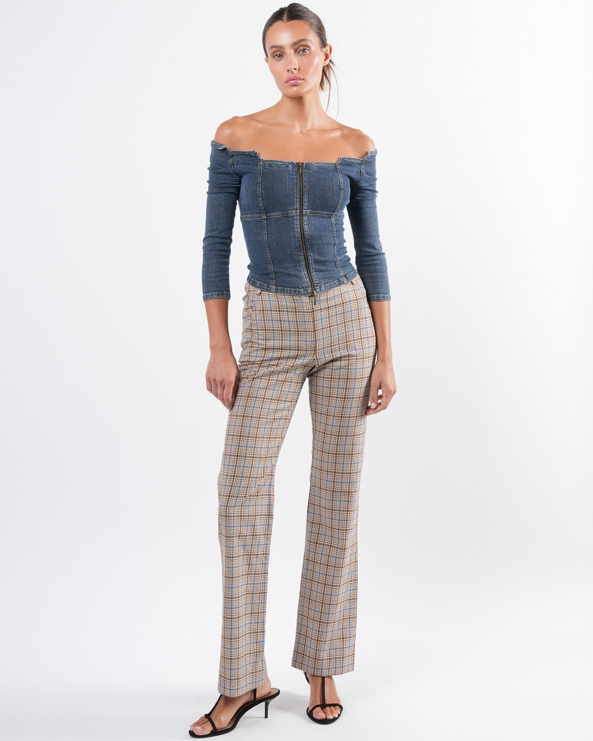 FW 2001 Ad Campaign Plaid Pants