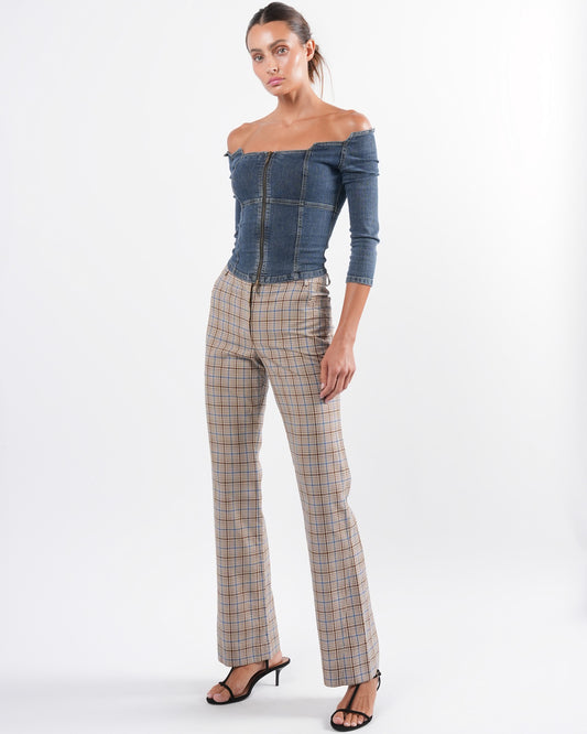 FW 2001 Ad Campaign Plaid Pants