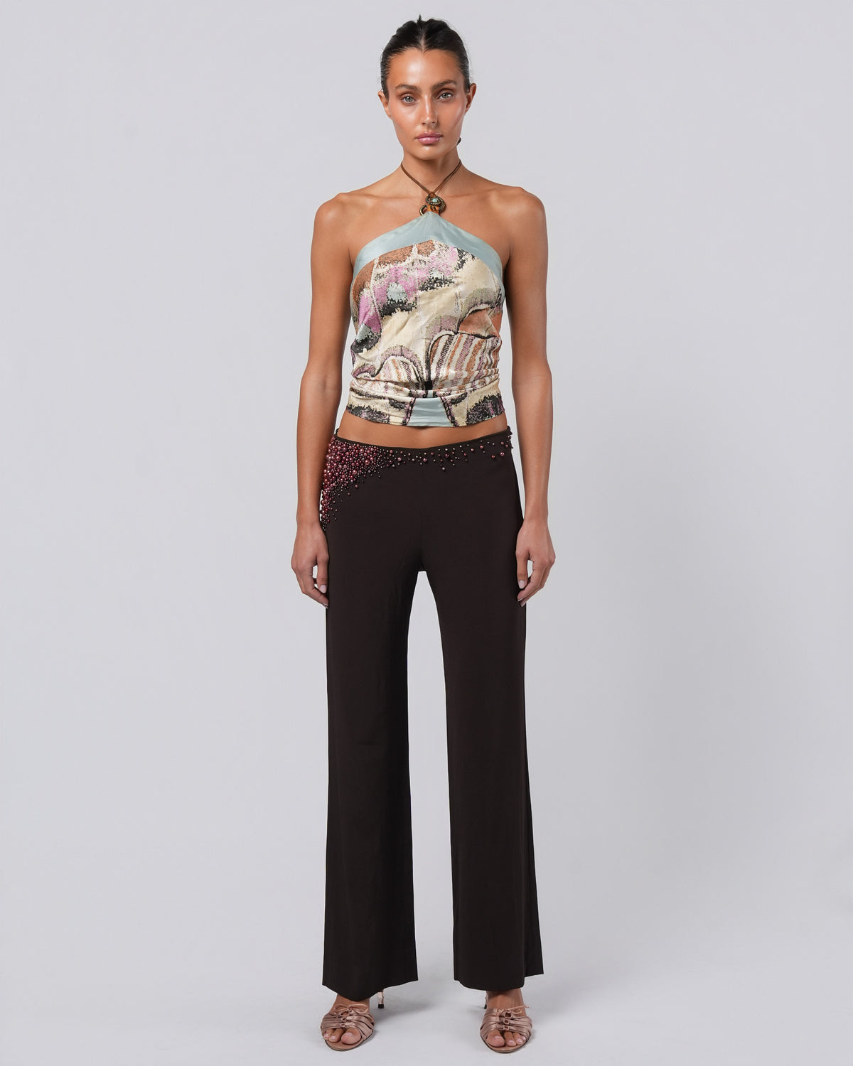Stella McCartney Era FW 2001 Pearl Detail Pants