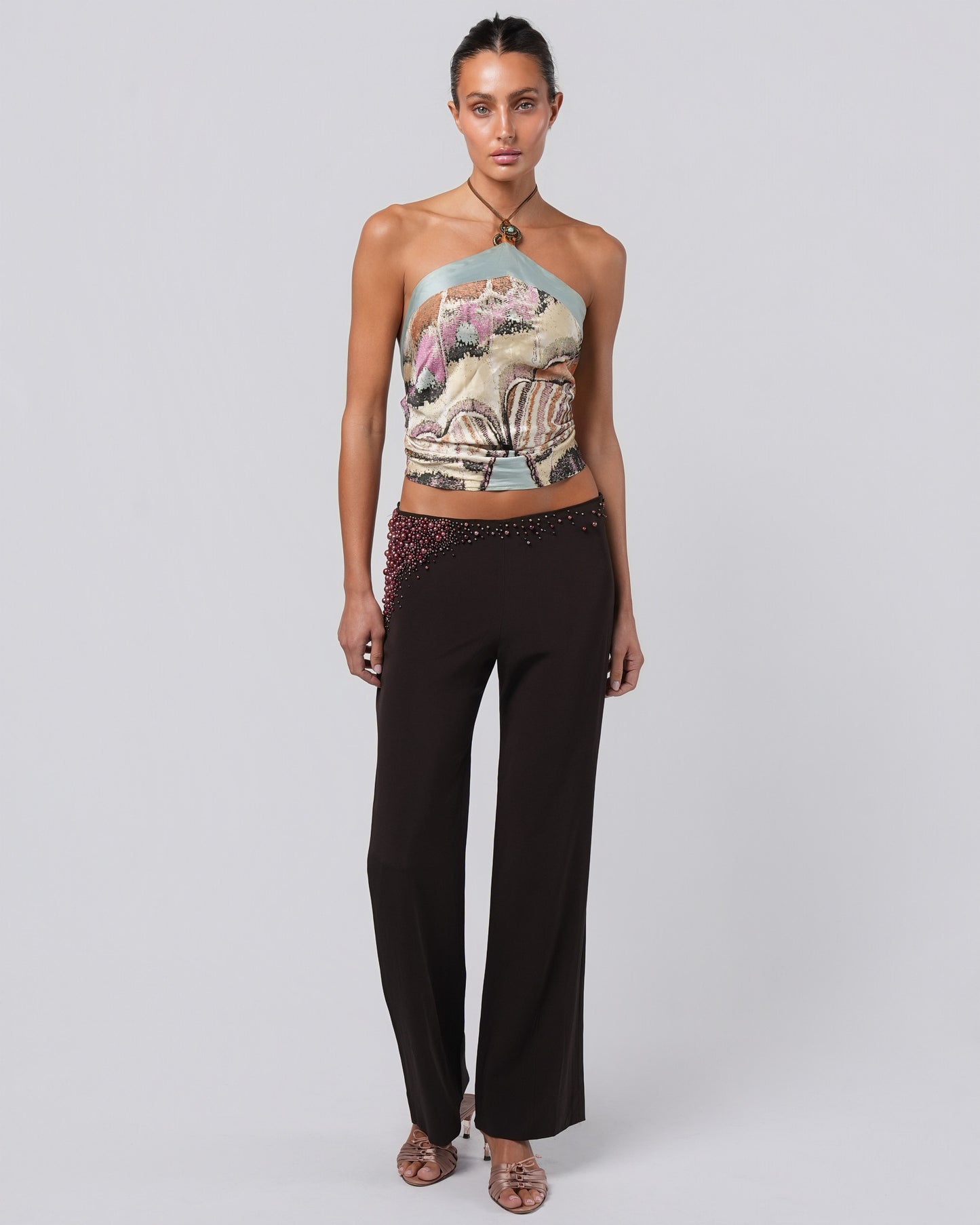Stella McCartney Era FW 2001 Pearl Detail Pants