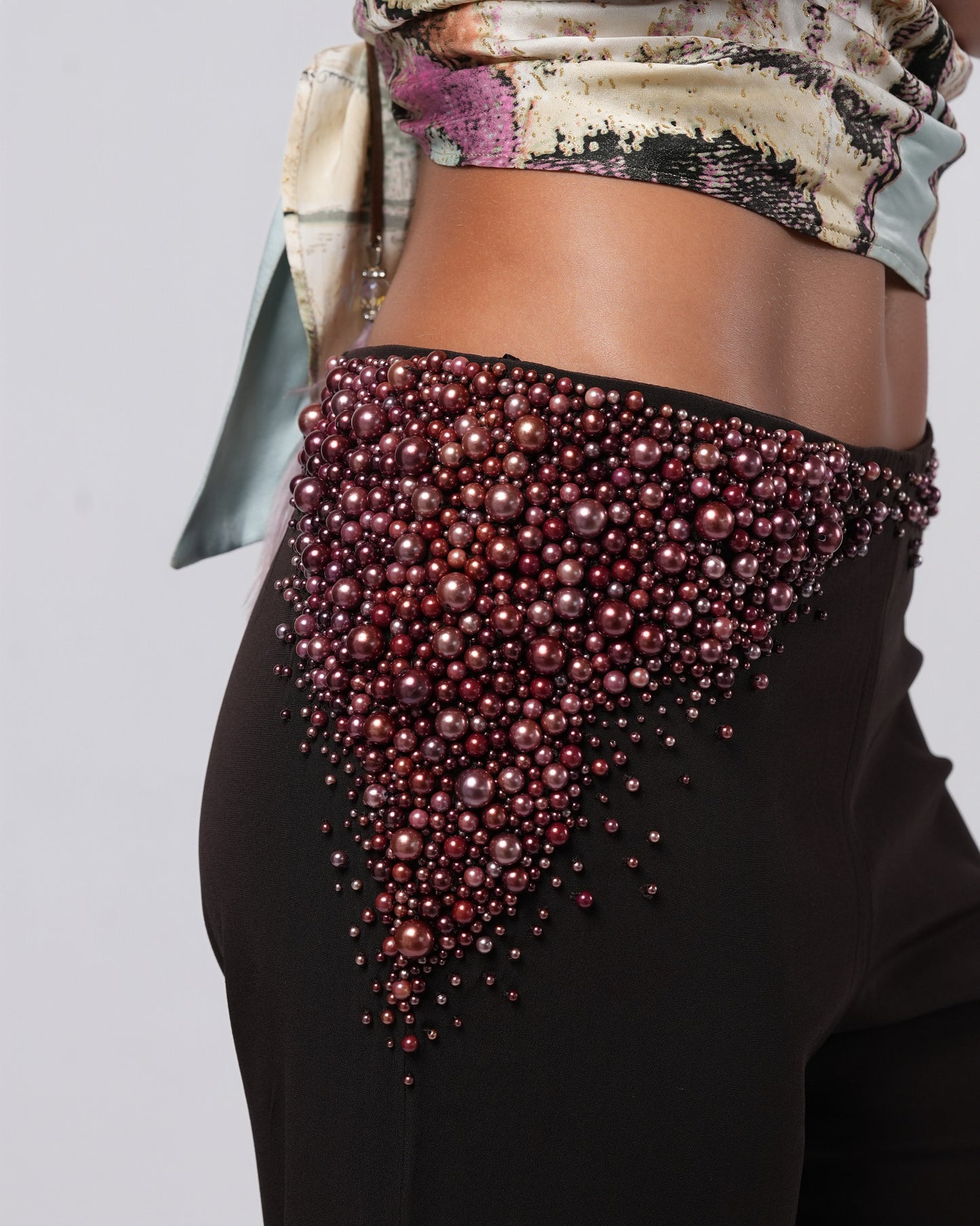 Stella McCartney Era FW 2001 Pearl Detail Pants