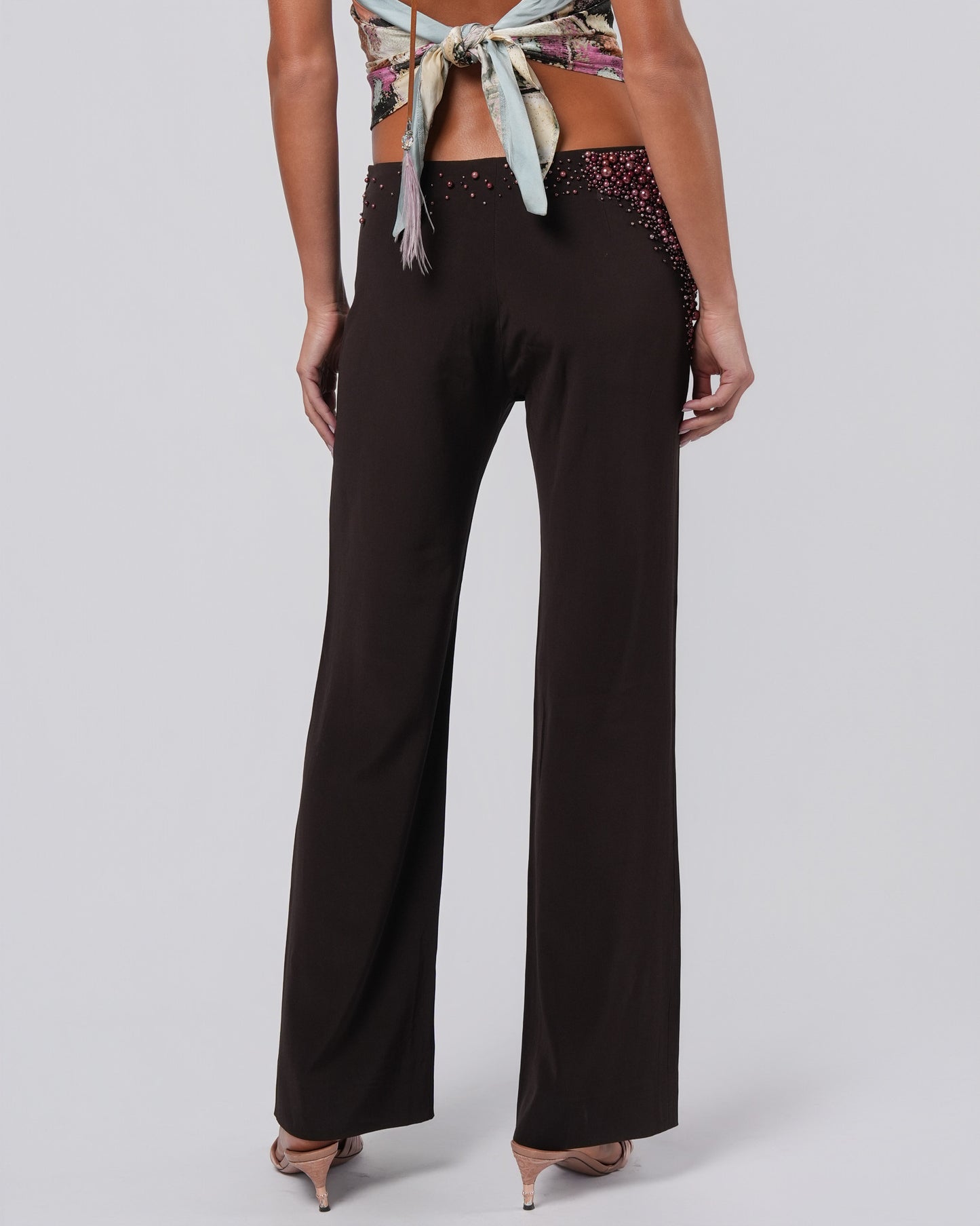 Stella McCartney Era FW 2001 Pearl Detail Pants