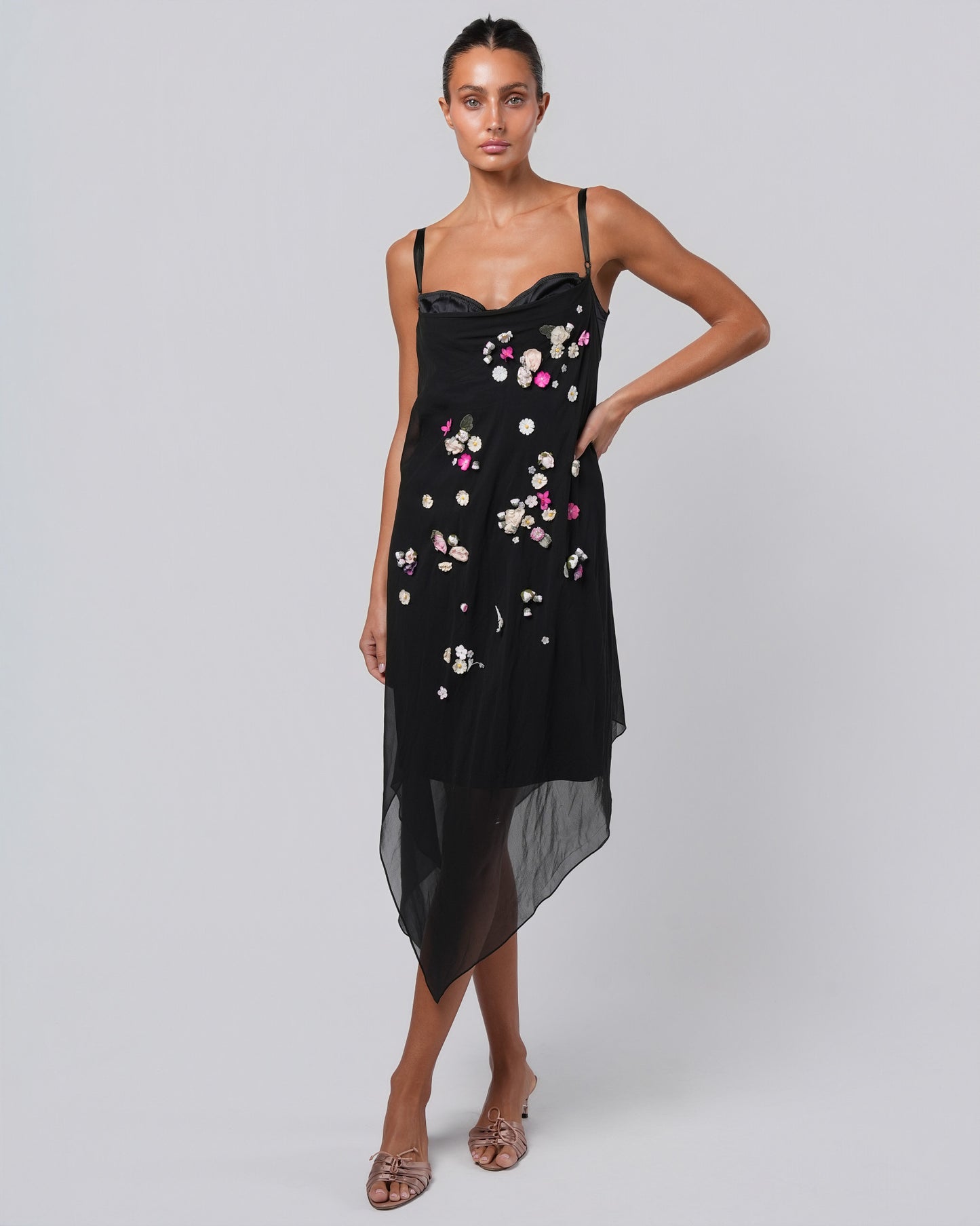 FW 1999 3D Floral Dress