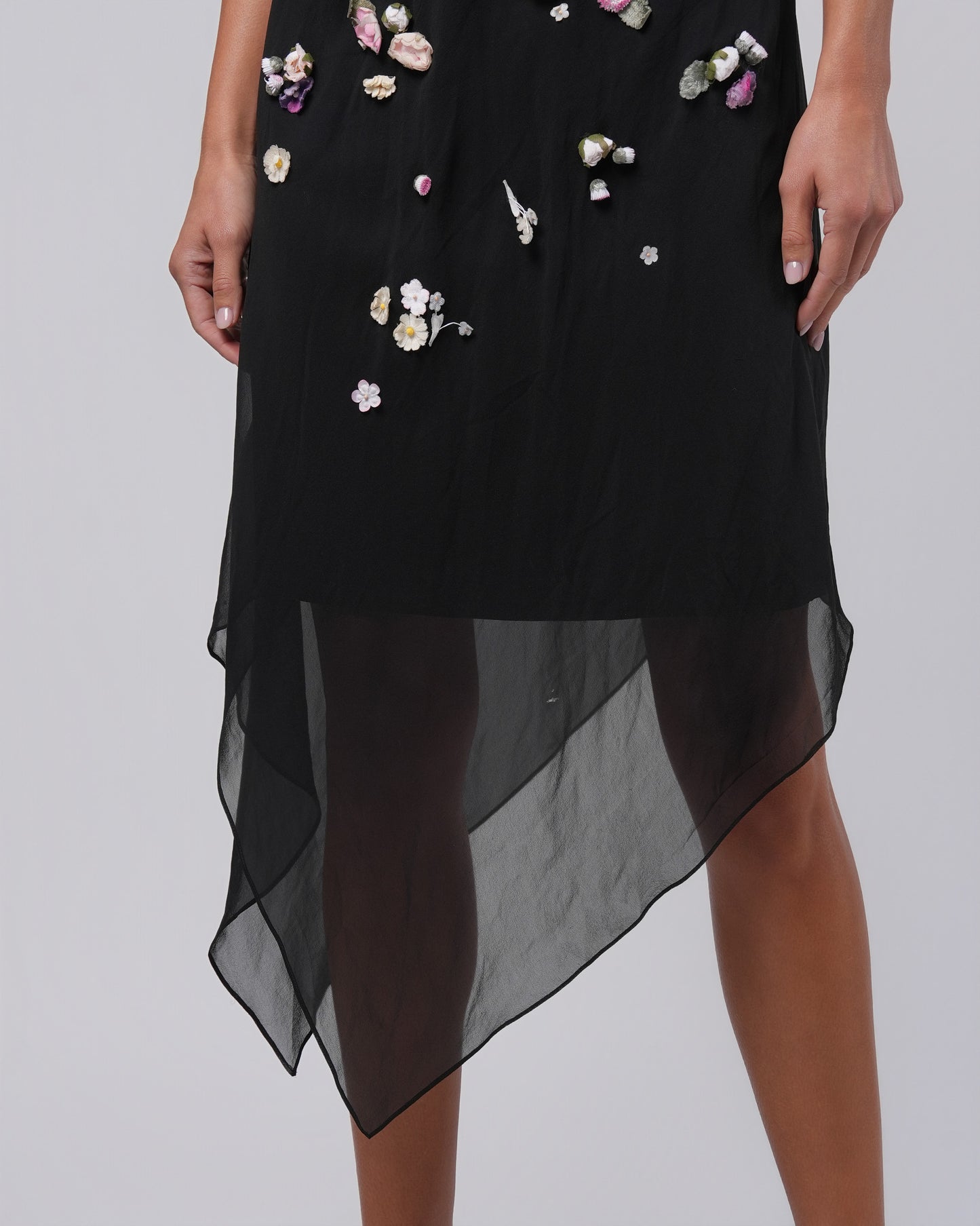 FW 1999 3D Floral Dress