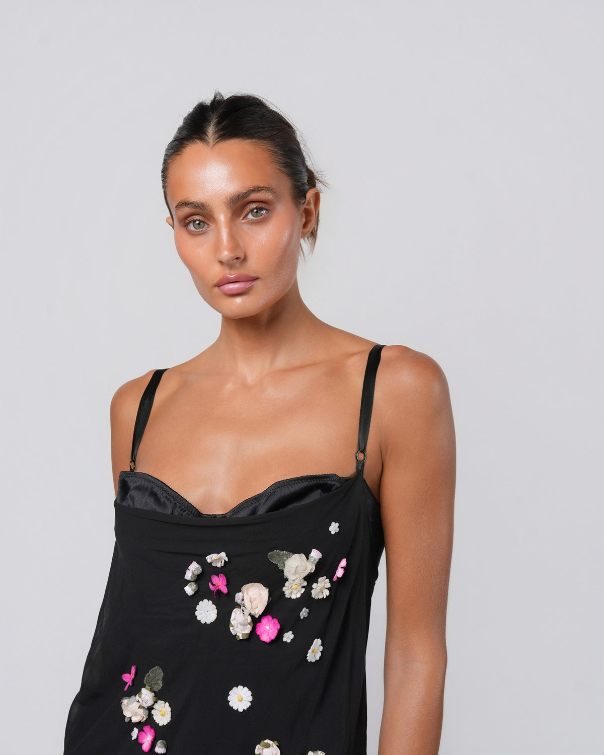 FW 1999 3D Floral Dress