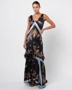 SS 2004 Silk Gown With Train