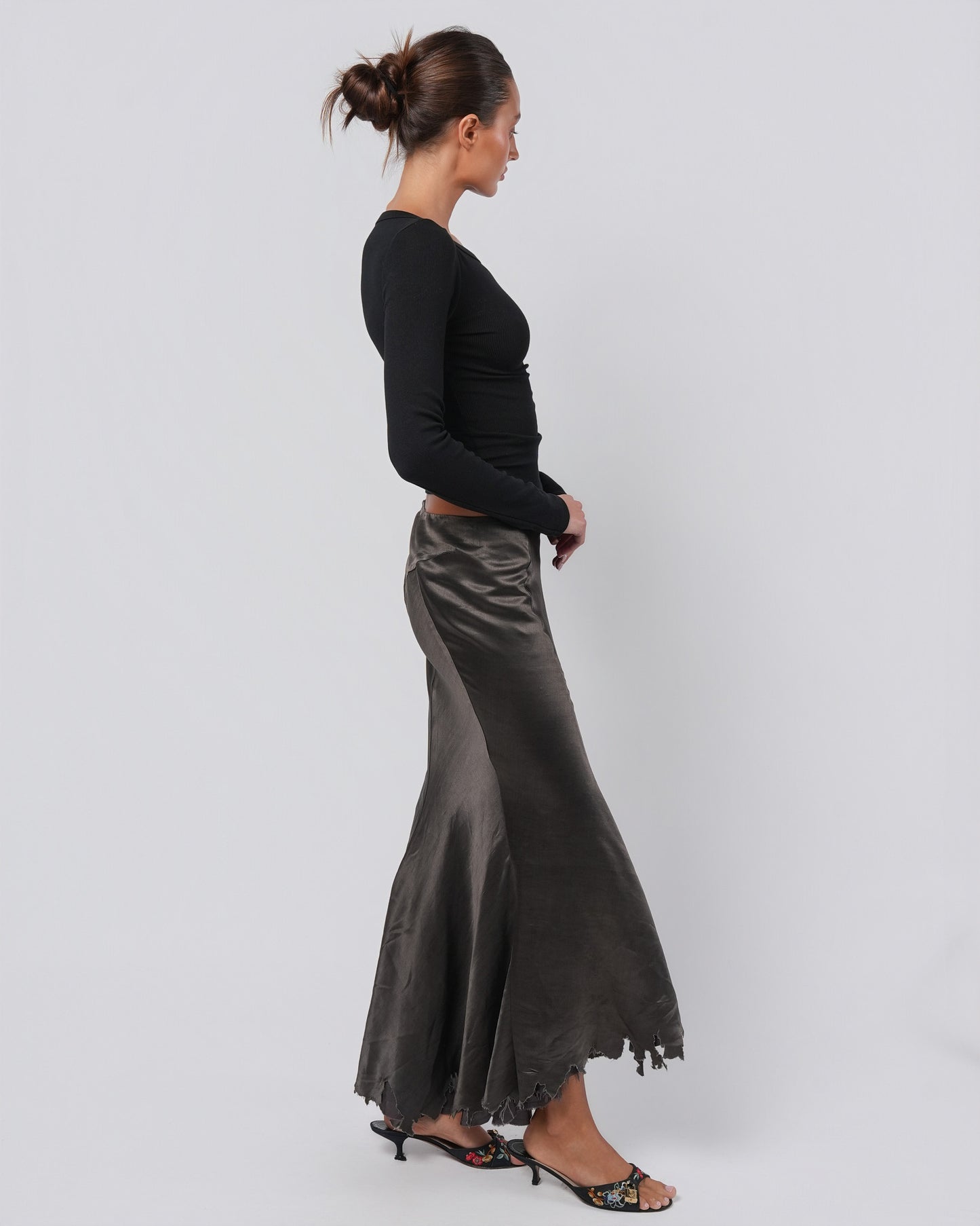 FW 2002 Distressed Mermaid Skirt