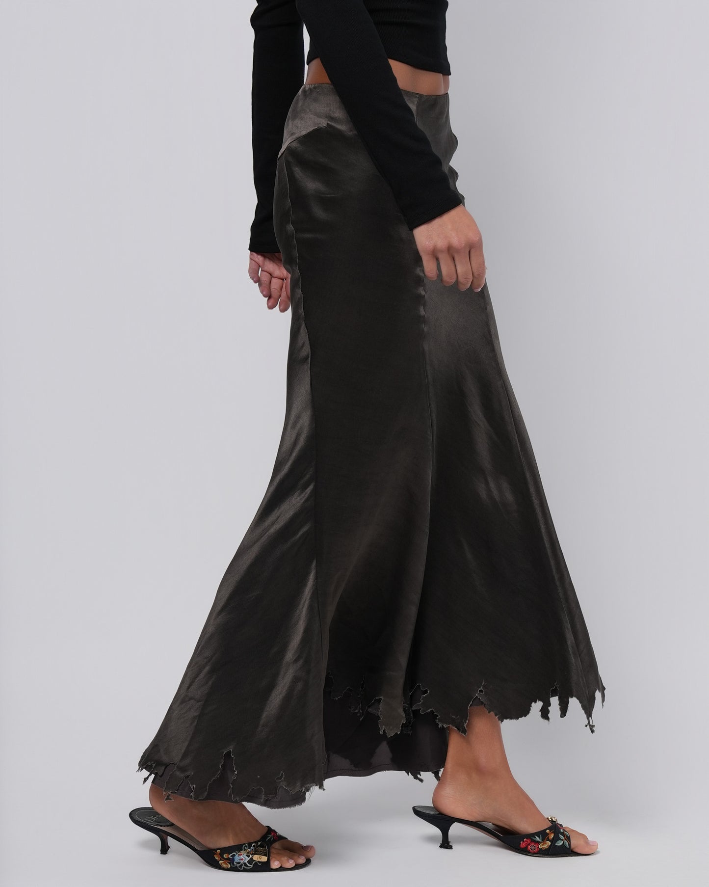 FW 2002 Distressed Mermaid Skirt