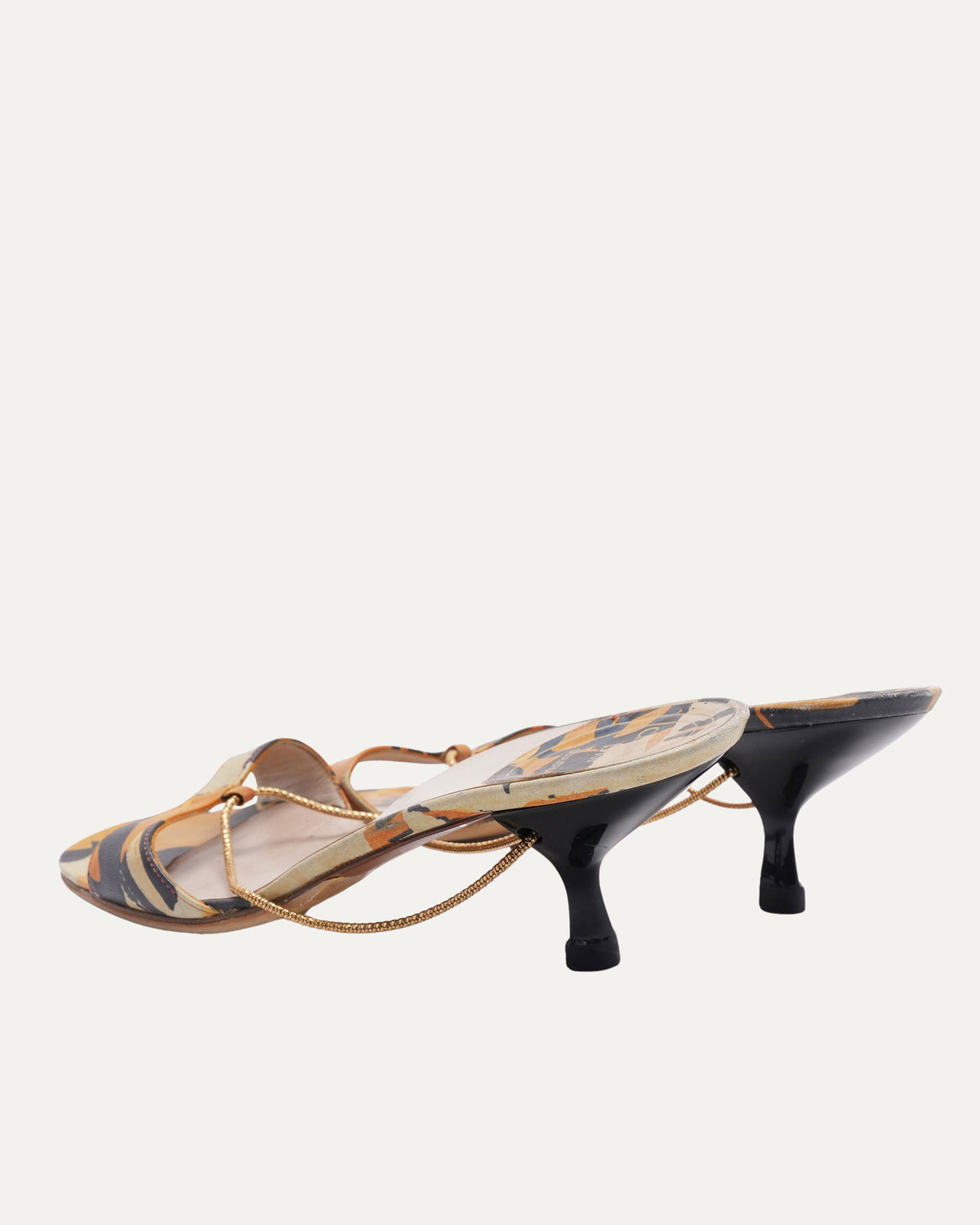 Galliano Era SS 2001 Chain Detail Heel
