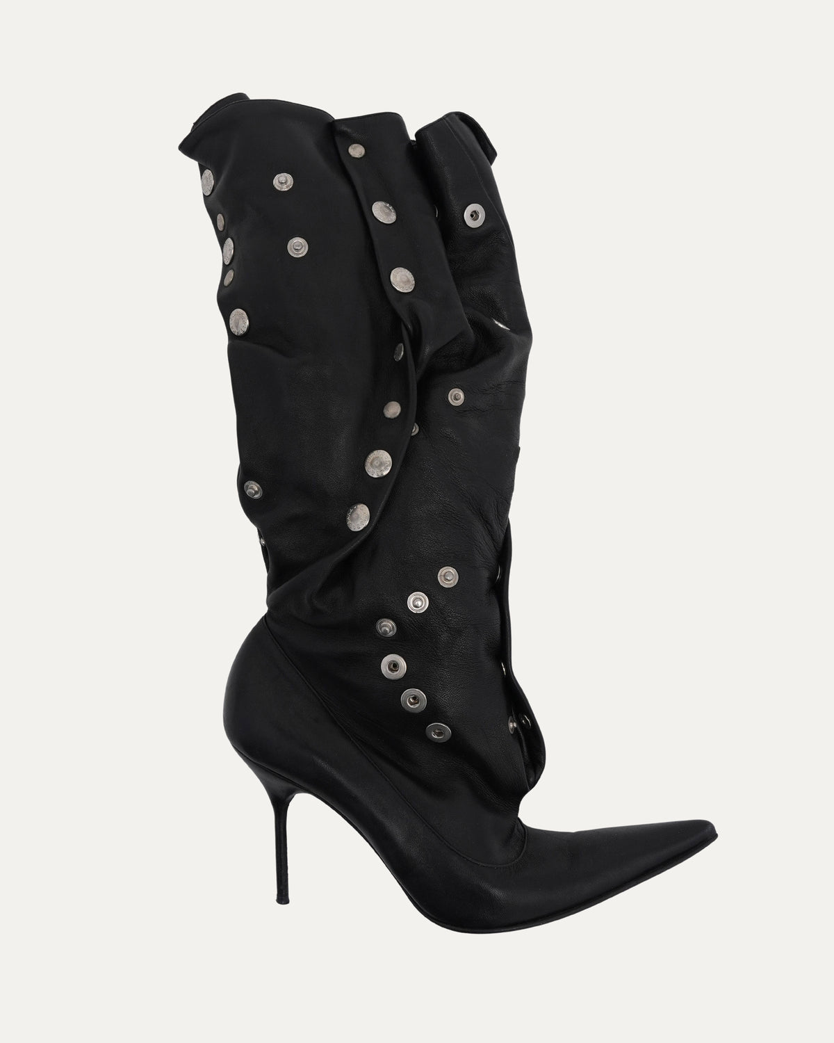 SS 2003 Ad Campaign Leather Button Boots