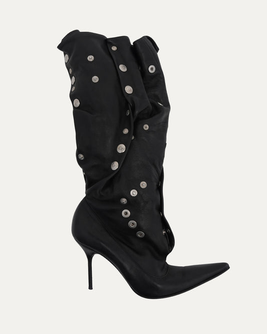 SS 2003 Ad Campaign Leather Button Boots