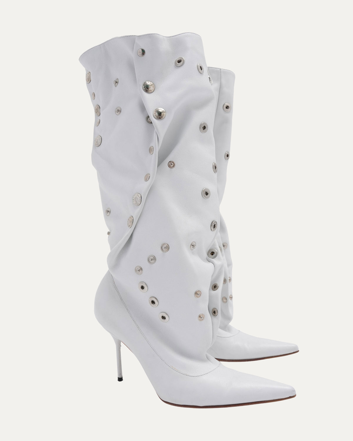 SS 2003 Ad Campaign Leather Button Boots