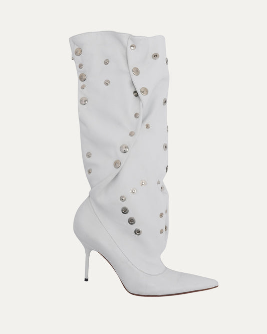 SS 2003 Ad Campaign Leather Button Boots