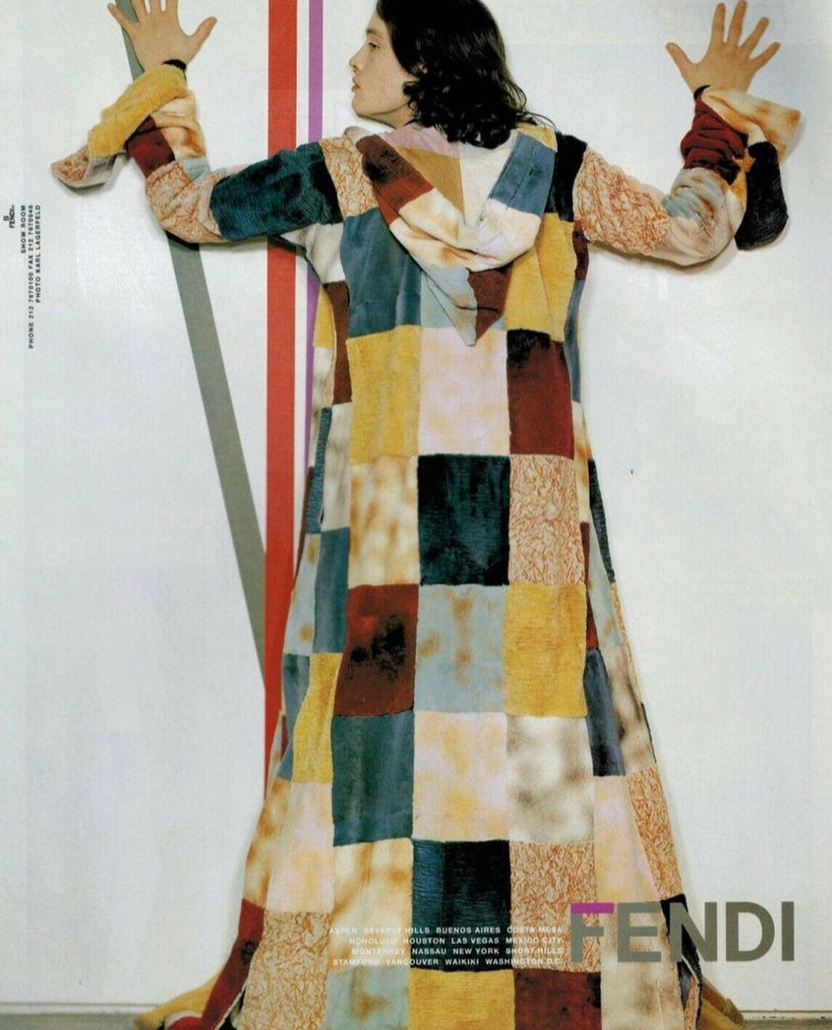 Karl Lagerfeld Era FW 1999 Cashmere Hooded Coat