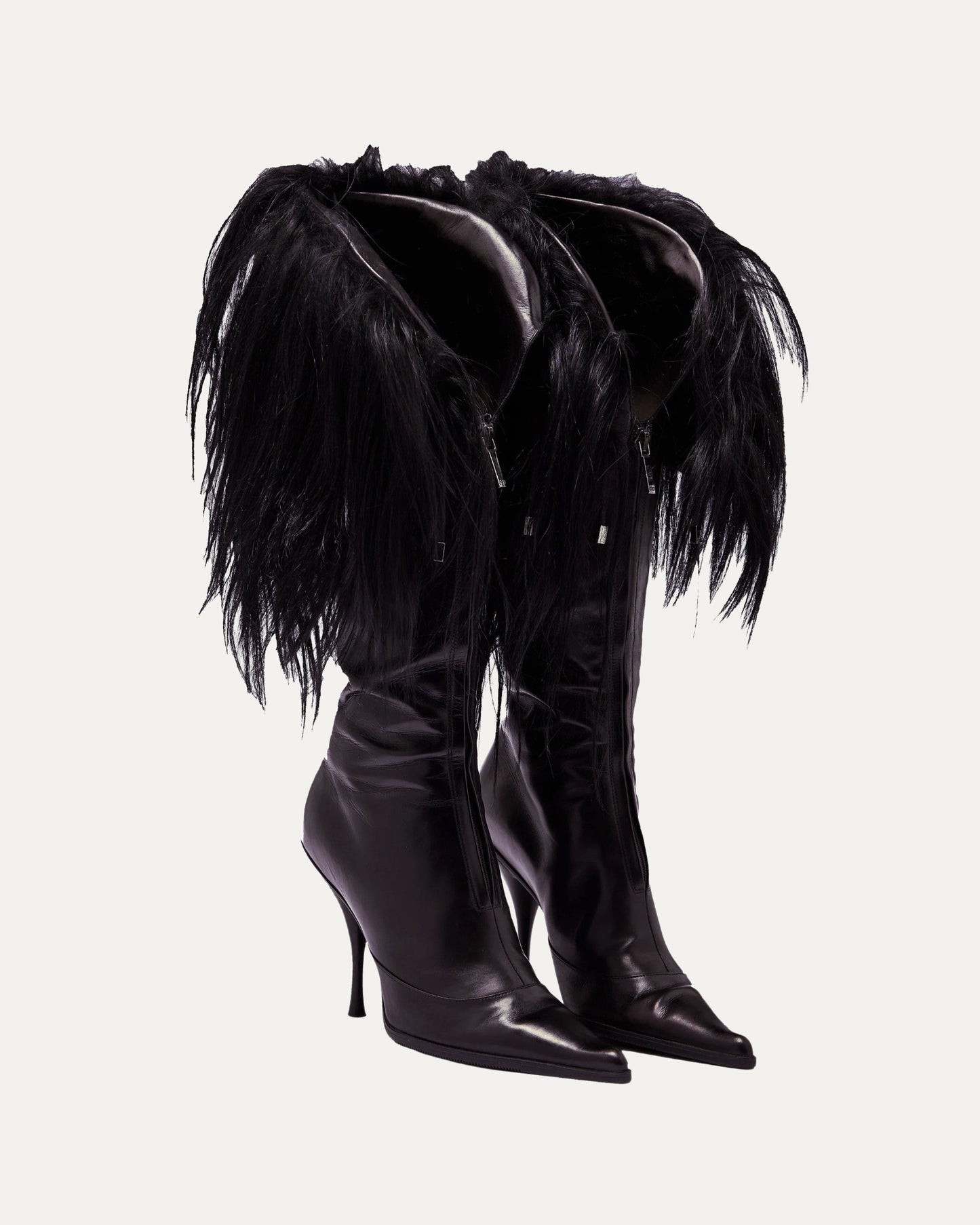 FW 2003 Fur Top Boots