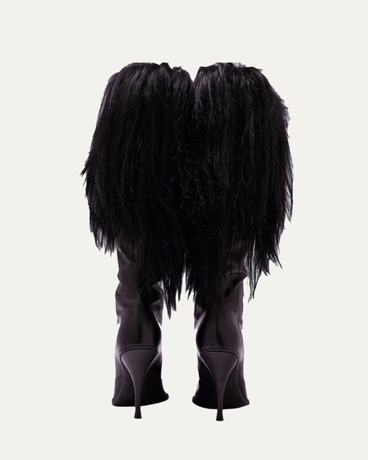 FW 2003 Fur Top Boots