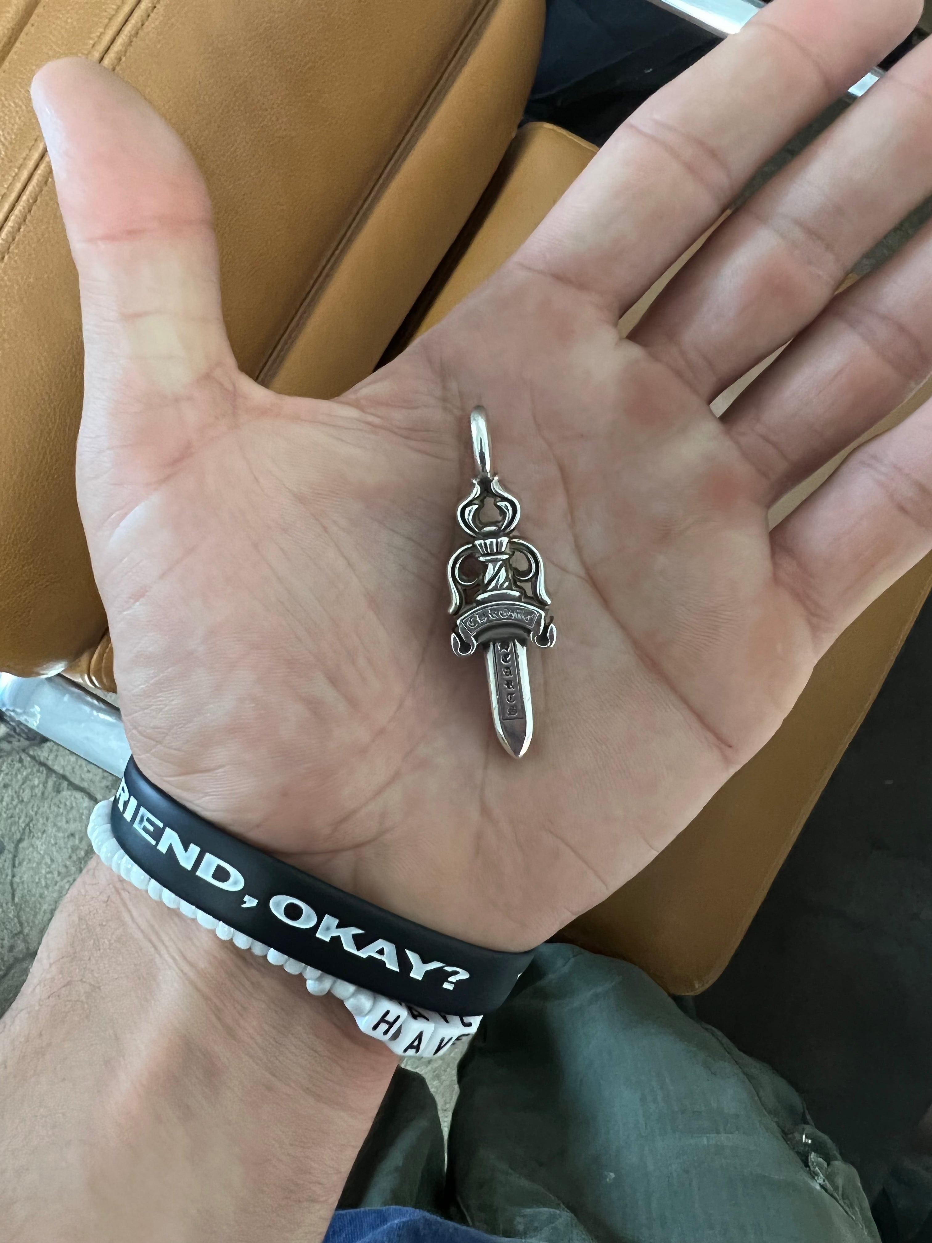 Dagger pendant discount chrome hearts