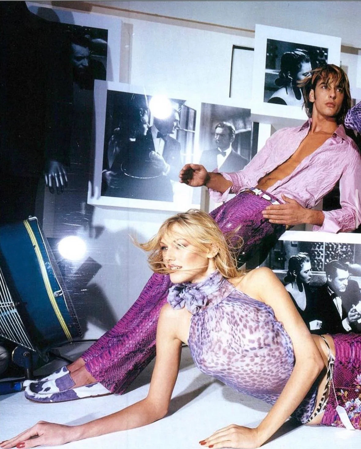SS 2000 Swarovski Crystal Embellished Halter Dress
