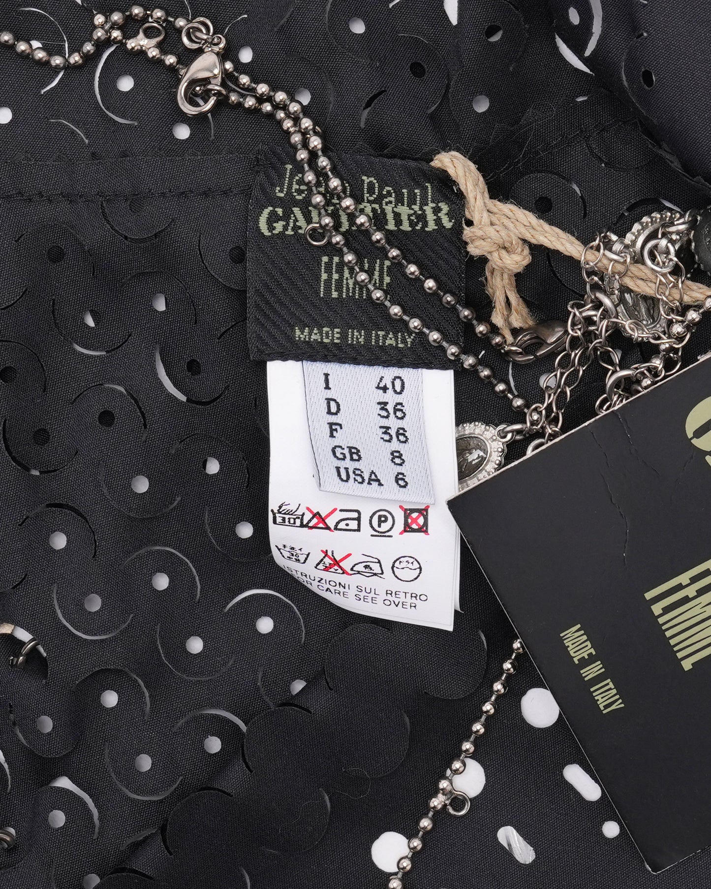 SS 2003 Top with Charm Details