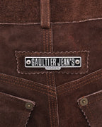Suede Fringed Pants