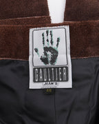 Suede Fringed Pants