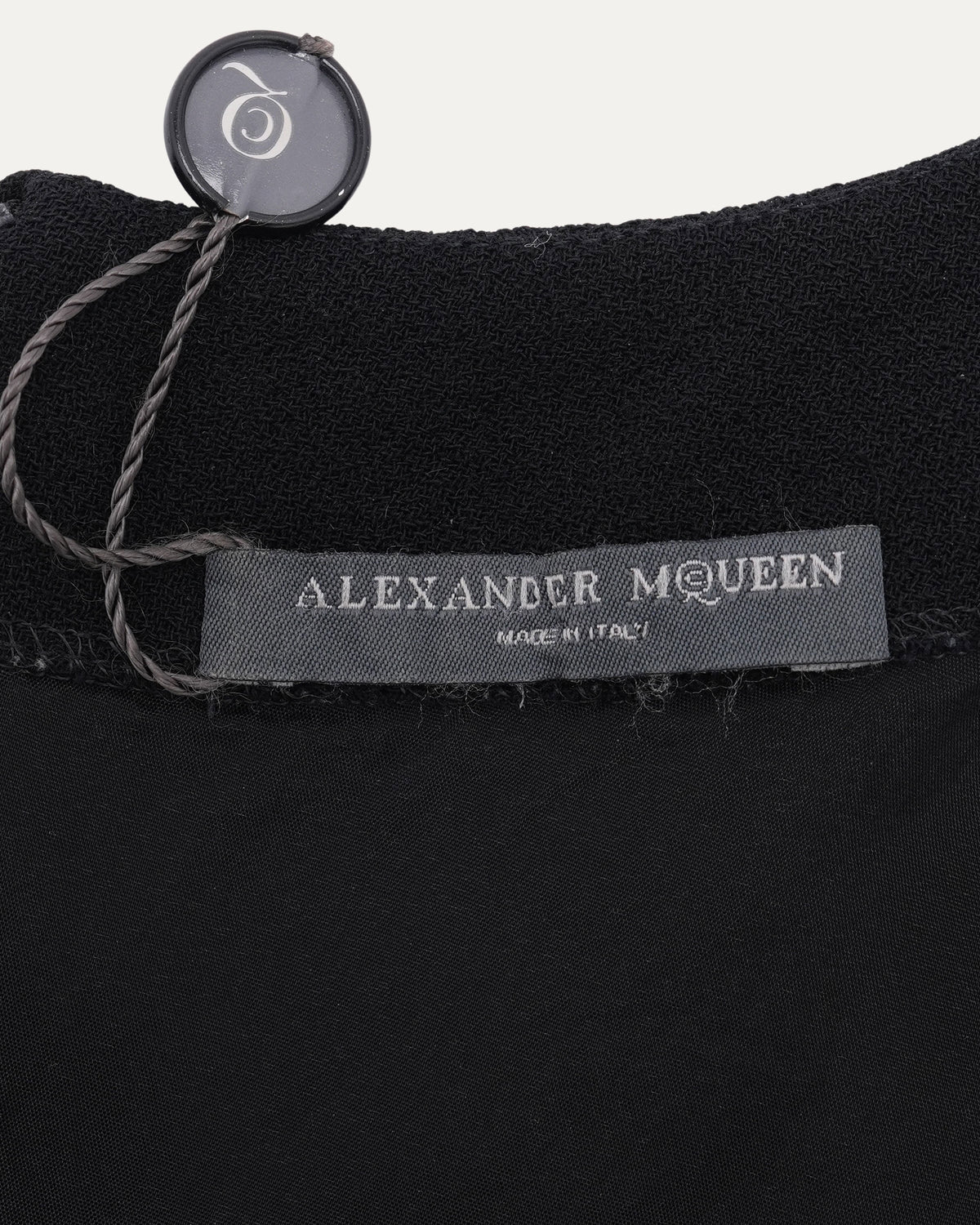 Wool Dress With White Stitching (c. 2004)